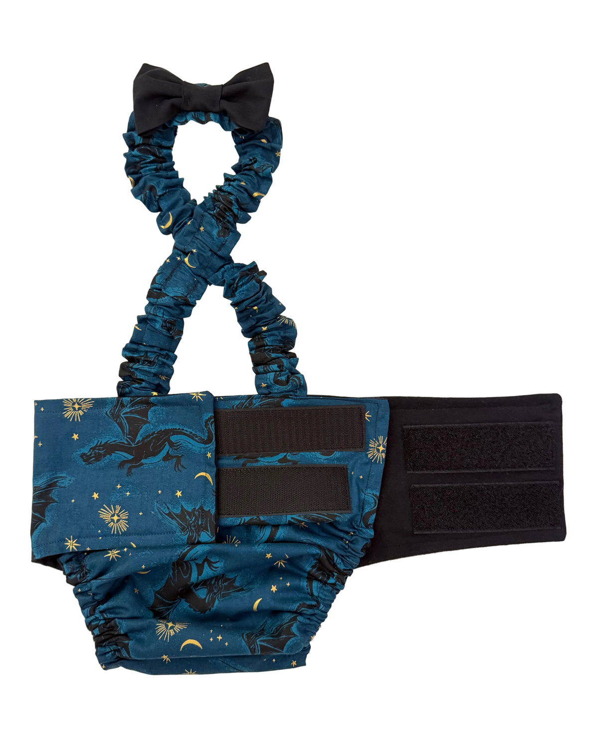 dog diaper belly band dragon core shows inside