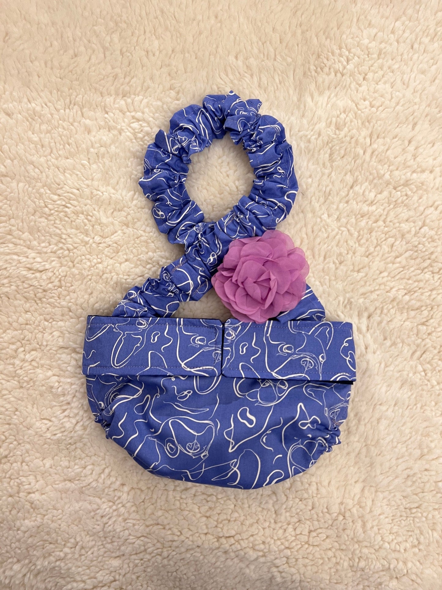 French Bulldog Diaper w Suspenders - Frenchie Serene - Wephies