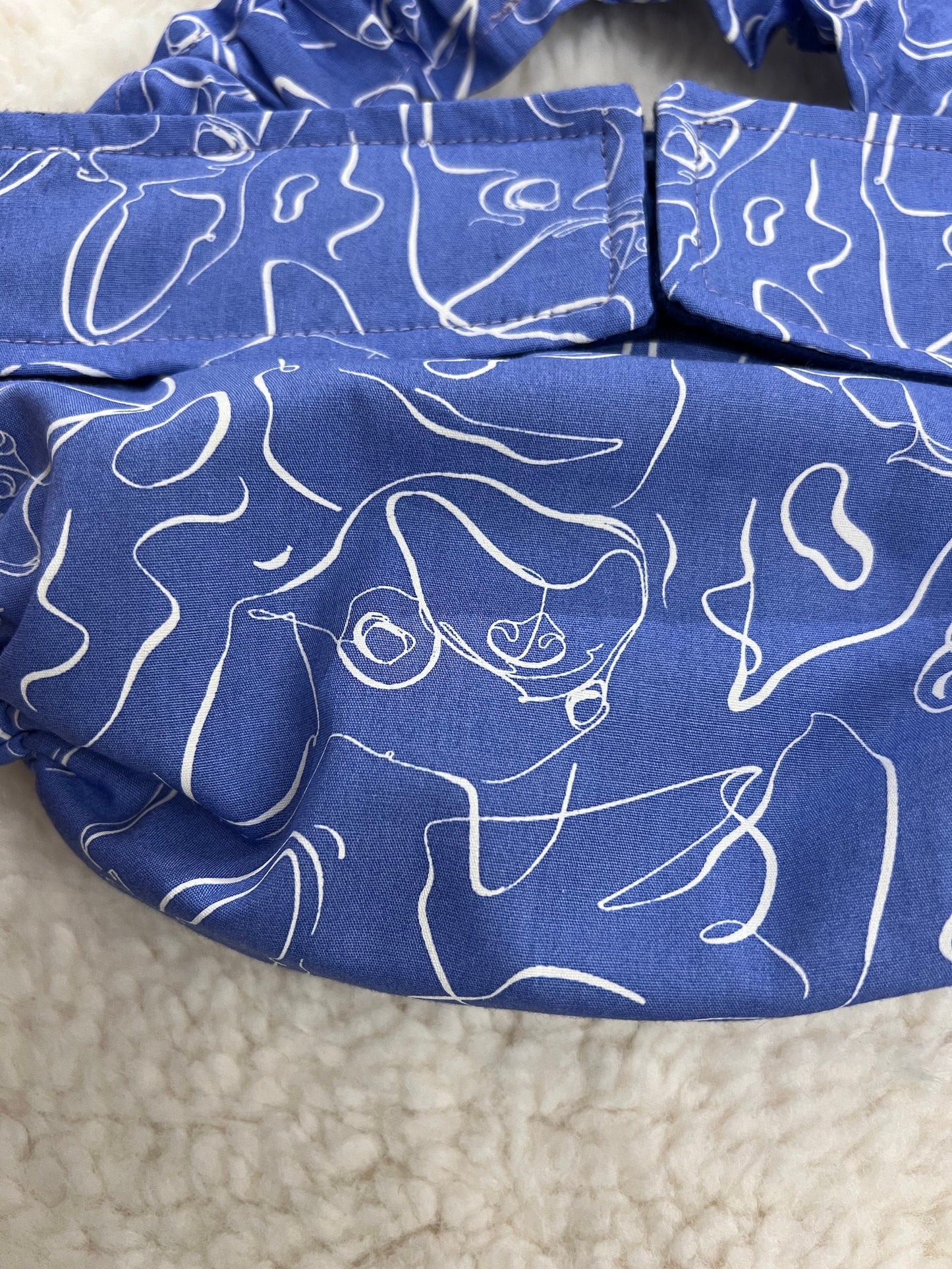 French Bulldog Diaper w Suspenders - Frenchie Serene - Wephies